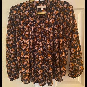 LOFT Floral Blouse